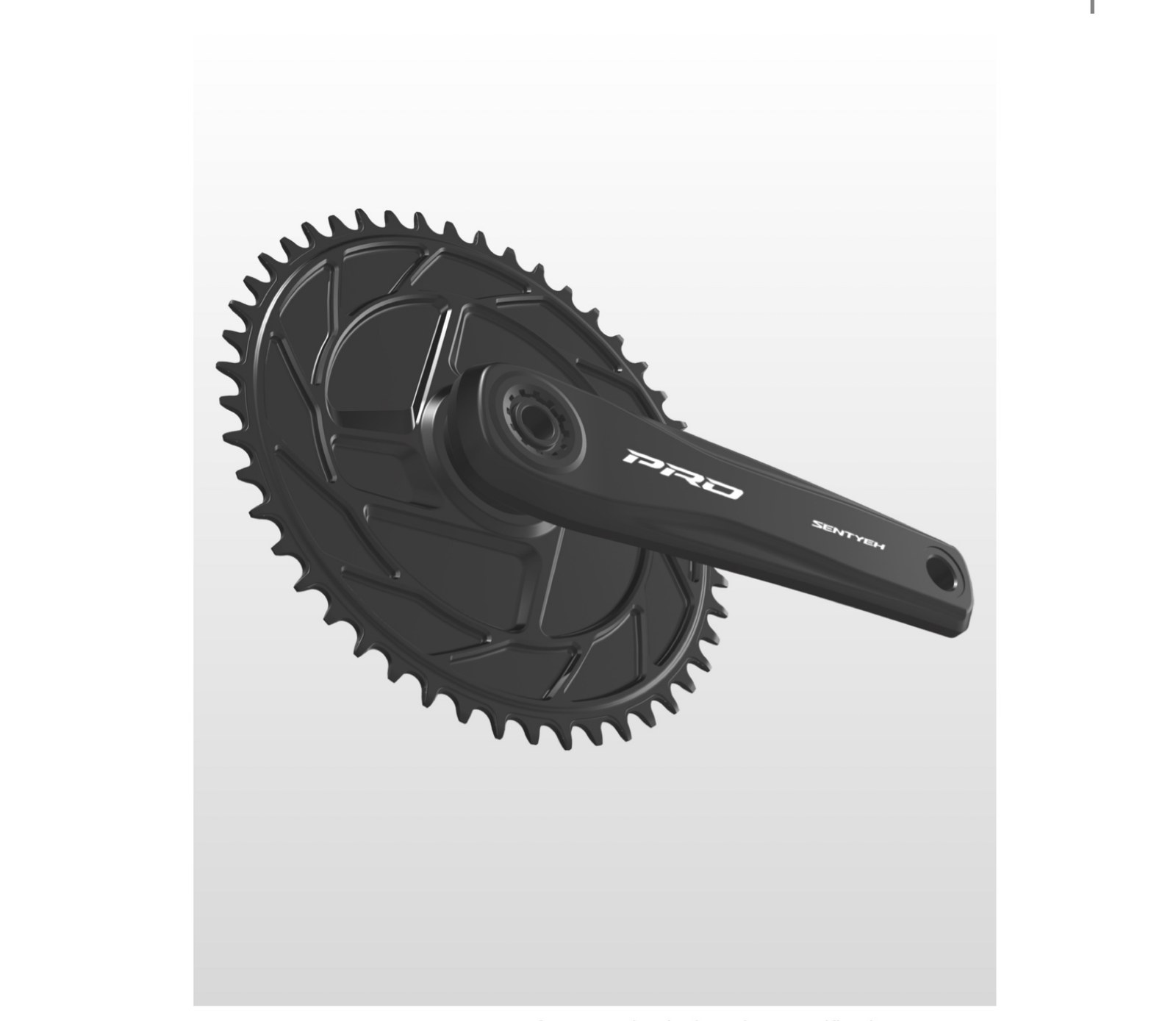 Pédalier PRO en aluminium forgé avec plateau narrow-wide