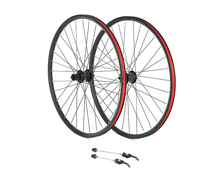 Paire de roues VTT aluminium RS-M402-CB avec moyeux carbone